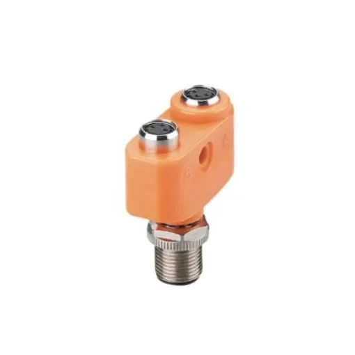 ifm electronic 1 Pole M12 Plug to 2 Pole M8 Socket Adapter - EBC112 product image