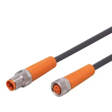 ifm electronic Straight Male 1 way M8 to Straight Female 1 way M8 Sensor Actuator Cable, 2m - EVC268 product image