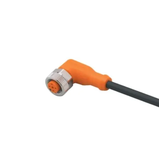 ifm electronic Right Angle Female 1 way M12 to Unterminated Sensor Actuator Cable, 10m - EVC075 product image