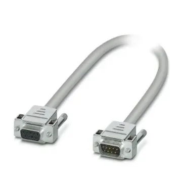 Phoenix Contact Female 9 Pin D-sub to Male 9 Pin D-sub Serial Cable, 2m - 1066592 product image