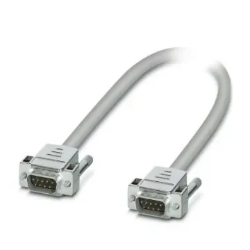 Phoenix Contact Male 9 Pin D-sub to Male 9 Pin D-sub Serial Cable, 3m - 1066596 product image