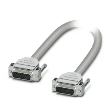 Phoenix Contact Female 15 Pin D-sub to Female 15 Pin D-sub Serial Cable, 2m - 1066598 product image