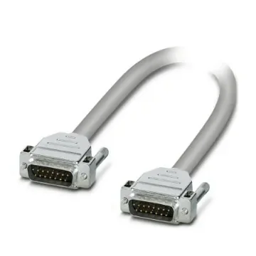 Phoenix Contact Male 15 Pin D-sub to Male 15 Pin D-sub Serial Cable, 2m - 1066606 product image