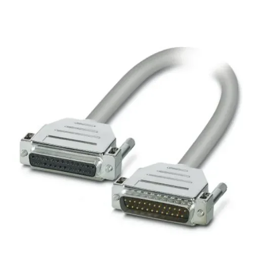Phoenix Contact Female 25 Pin D-sub to Male 25 Pin D-sub Serial Cable, 1m - 1066665 product image