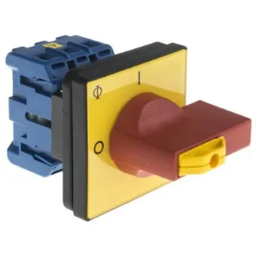 Kraus & Naimer 3P Pole Panel Mount Isolator Switch - 25A Maximum Current, 7.5kW Power Rating, IP65 - KG20.T203/GBA022.E product image