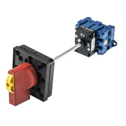 Kraus & Naimer 3P Pole Isolator Switch - 32A Maximum Current, 11kW Power Rating, IP65 - KG32.T203/GBA024.VE product image