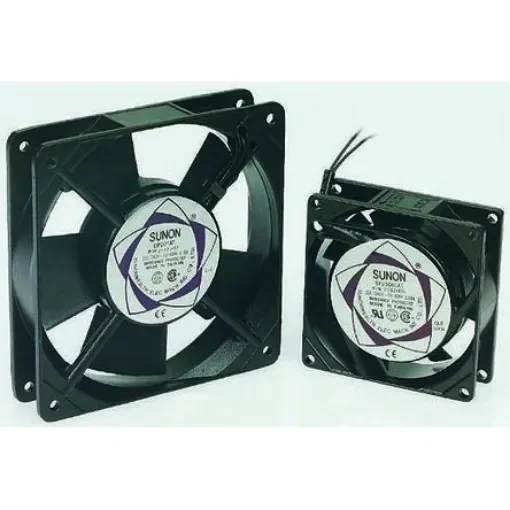Sunon DP Series Axial Fan, 230 V ac, AC Operation, 144.4m³/h, 21W, 120mA Max, 120 x 120 x 38mm - DP209WR-2123HBT.GN product image
