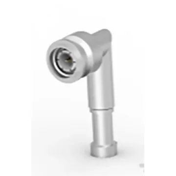 TE Connectivity, Plug Panel Mount TNC Connector, 50O, Crimp Termination, Right Angle Body - 1-225554-1 product image