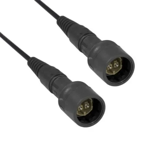 Bulgin LC to LC Duplex Multi Mode OM1 Fibre Optic Cable, 62.5/125µm, Orange, 5m - PXF6054BAA product image