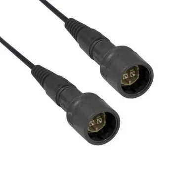 Bulgin LC to LC Duplex Multi Mode OM1 Fibre Optic Cable, 62.5/125µm, Orange, 10m - PXF6054BAB product image