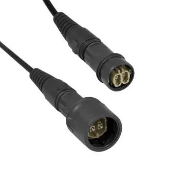 Bulgin LC to LC Duplex Multi Mode OM1 Fibre Optic Cable, 62.5/125µm, Orange, 10m - PXF6055BAB product image