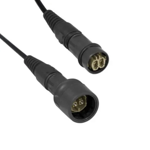 Bulgin LC to LC Duplex Multi Mode OM1 Fibre Optic Cable, 62.5/125µm, Orange, 10m - PXF6055BAB product image