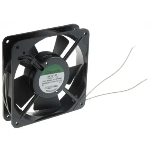 Sunon SP Series Axial Fan, 115 V ac, AC Operation, 109m³/h, 18W, 190mA Max, 120 x 120 x 25mm - SP101AT-1122HSL.GN product image