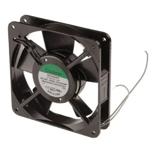 Sunon DP Series Axial Fan, 230 V ac, AC Operation, 78.2m³/h, 13W, 70mA Max, 120 x 120 x 25mm - DP203AT-2122LSL.GN product image