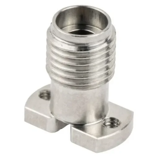 Huber+Suhner 82_SK Series, Jack Thread Mount SK Connector, PCB Termination, Straight Body - 82_SK-S50-0-200/199_NE product image