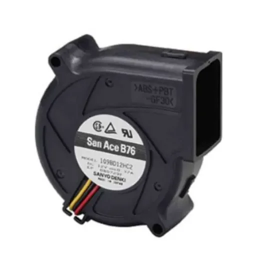 Sanyo Denki San Ace B76 9BD Series Blower, 12 V dc, 12.7cfm, DC Operation, 76 x 30mm - 109BD12HC2 product image