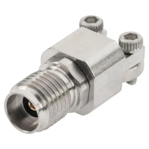 Huber+Suhner 92_SK Series, Jack Thread Mount SK Connector, PCB Termination, Straight Body - 92_SK-S50-0-200/199_NE product image