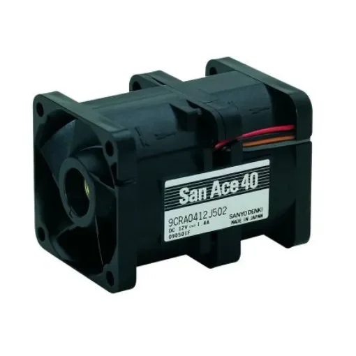 Sanyo Denki 9CRA Series Axial Fan, 12 V dc, DC Operation, 27.19cfm, 1A Max, 40 x 40 x 56mm - 9CRA0412P5G03 product image