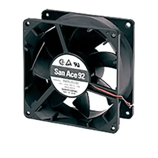 Sanyo Denki 9G Series Axial Fan, 12 V dc, DC Operation, 186.9m³/h, 13.2W, 1.1A Max, 92 x 92 x 38mm - 9G0912G1011 product image