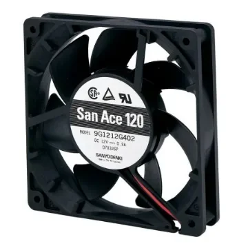 Sanyo Denki 9G Series Axial Fan, 24 V dc, DC Operation, 195.4m³/h, 8.88W, 370mA Max, 119 x 119 x 25mm - 9G1224E401 product image
