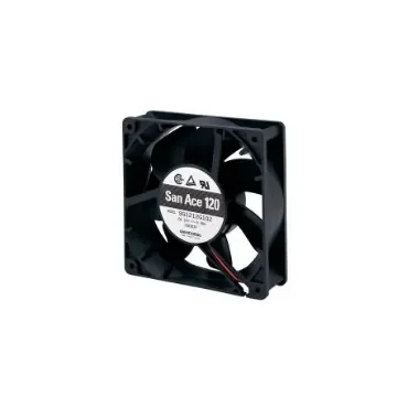 Sanyo Denki 9G Series Axial Fan, 24 V dc, DC Operation, 232.8m³/h, 12W, 500mA Max, 119 x 119 x 38mm - 9G1224G101 product image
