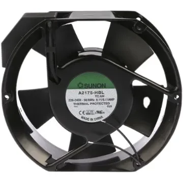 Sunon A2175 Series Axial Fan, 230 V ac, AC Operation, 344.9m³/h, 36W, 240mA Max, 172 x 150 x 51mm - A2175-HBL-TC.GN product image