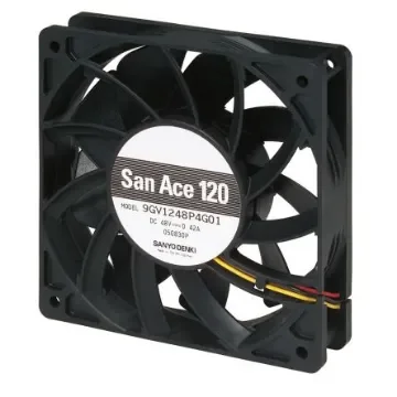 Sanyo Denki San Ace 9GV Series Axial Fan, 24 V dc, DC Operation, 290.5m³/h, 20.16W, 840mA Max, 120 x 120 x 25mm - 9GV1224P4G01 product image