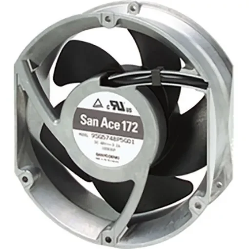 Sanyo Denki 9SG Series Axial Fan, 48 V dc, DC Operation, 696.6m³/h, 78W, 1.62A Max, 172 x 150 x 51mm - 9SG5748P5H01 product image