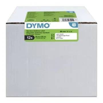 Dymo White Label Roll, 89mm Width, 28mm Height - 2093091 product image