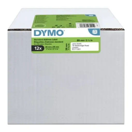 Dymo White Label Roll, 89mm Width, 28mm Height - 2093091 product image