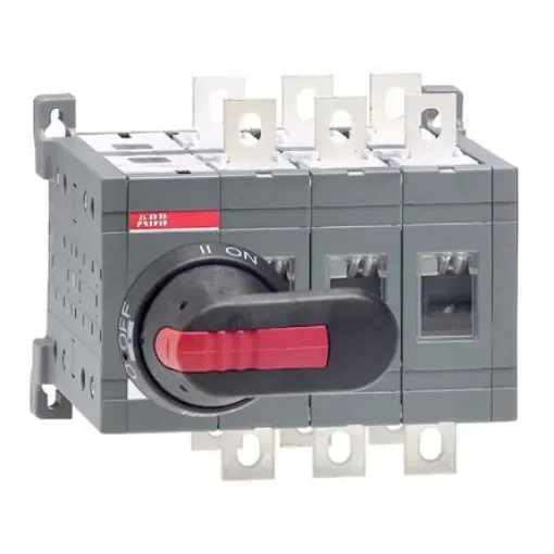 ABB 3P Pole Plug In Isolator Switch - 160A Maximum Current, 110kW Power Rating, IP65 - 1SCA022772R6510 product image