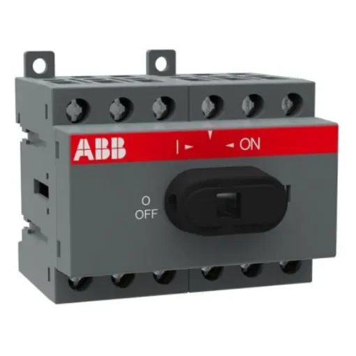 ABB 6P Pole Isolator Switch - 16A Maximum Current, 7.5kW Power Rating, IP20 - 1SCA104834R1001 product image
