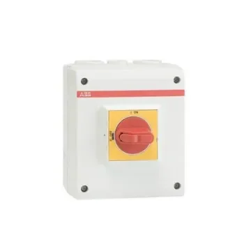 ABB 4P Pole Isolator Switch - 16A Maximum Current, IP65 - 1SCA022459R6510 product image