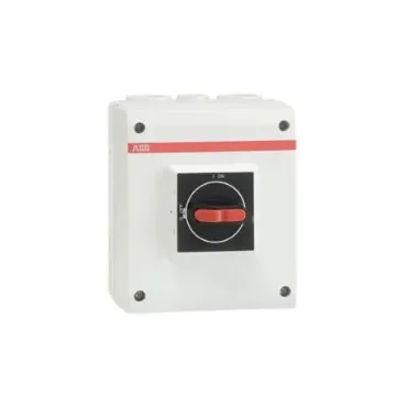 ABB 4P Pole Isolator Switch - 40A Maximum Current, IP65 - 1SCA022401R4590 product image