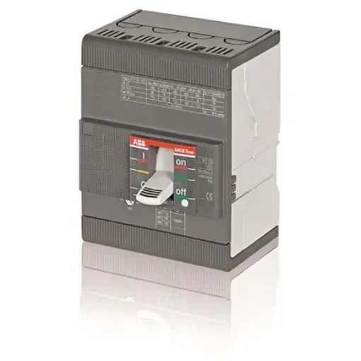 ABB TMAX XT1B MCB, 4P, 160A, 690V AC, 500V DC, 25 kA Breaking Capacity - 66821 product image