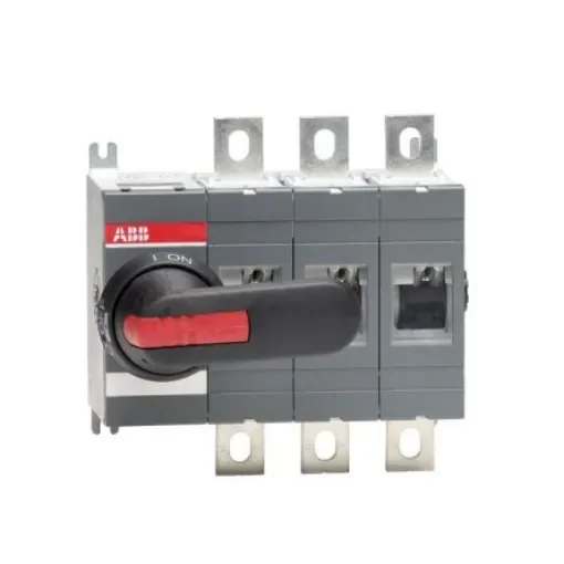 ABB 3P Pole Base Mounting Isolator Switch - 400A Maximum Current, 400kW Power Rating, IP00 - 1SCA022718R8780 product image