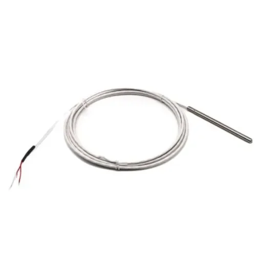 Prosensor PT100 Temperature Probe, 6mm Dia, 100mm Long, 3 Wire, Class A +250°C Max - SLSR100TE1-10M product image