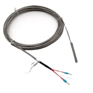 Prosensor PT100 Temperature Probe, 6mm Dia, 50mm Long, 3 Wire, Class A +450°C Max - SLSR50SV1-10M product image