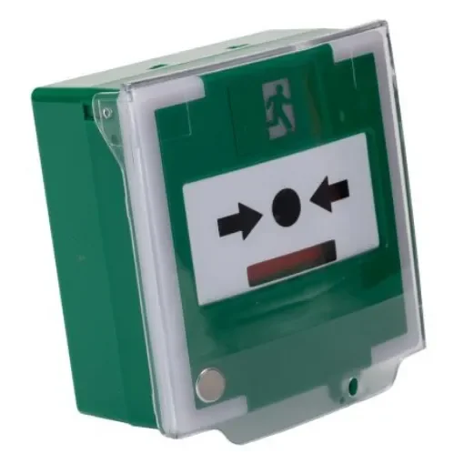 RS PRO Green Emergency exit unlocking box, Button Operated, Resettable, 25 x 85 x 85mm - 1924551 product image