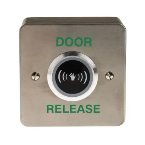 RS PRO Stainless Steel Round No Touch Button, 30 x 85mm - 1924567 product image