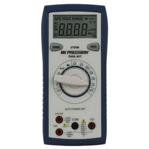BK Precision BK2705B Handheld Digital Multimeter, 10A ac Max, 10A dc Max, 750V ac Max product image