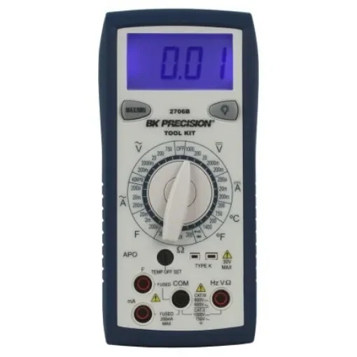 BK Precision BK2706B Handheld Digital Multimeter, 200mA ac Max, 200mA dc Max, 750V ac Max product image