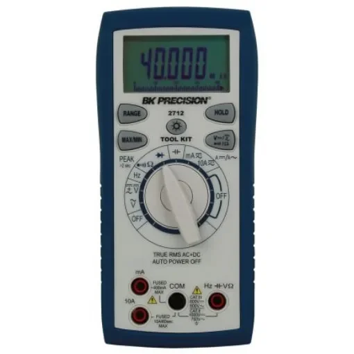 BK Precision BK2712 Handheld Digital Multimeter, True RMS, 10A ac Max, 10A dc Max, 750V ac Max product image