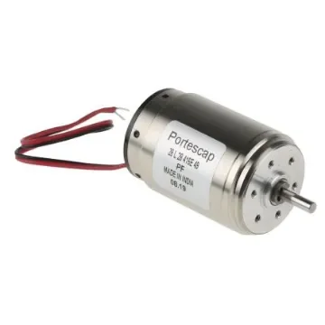 Portescap Brushed DC Motor, 11 W, 24 V dc, 21 mNm, 5600 rpm, 3mm Shaft Diameter - 28L28-416E.49 product image