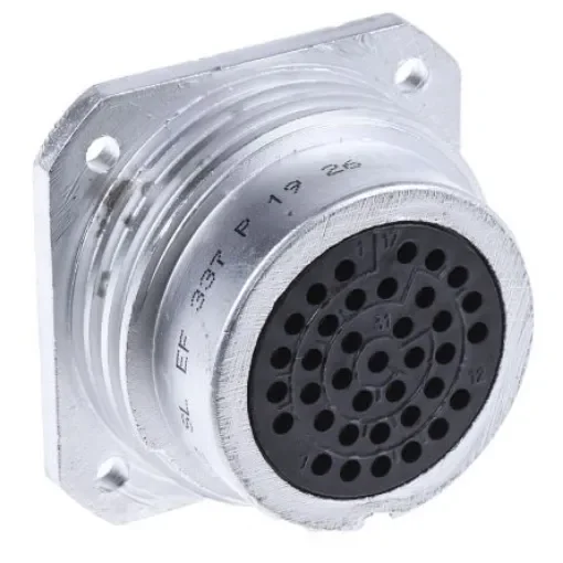 Amphenol Socapex Circular Connector, 37 Contacts, Panel Mount, Socket, Female, SL61 Series - SL EF 337 P product image