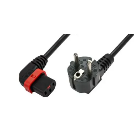 Schaffner IEC C13 Socket to CEE 7/7 Plug Power Cord, 2m - IL13P-R-EU1-H05-3100-200 product image
