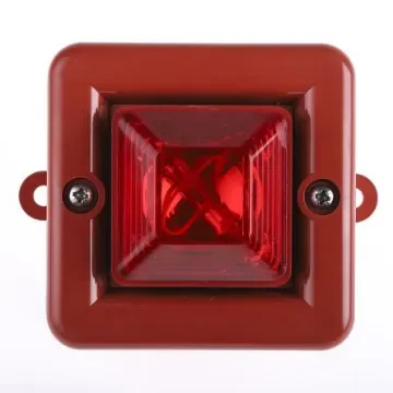 e2s SON4 Series Red Sounder Beacon, 230 V ac, IP66, Wall Mount, 104dB at 1 Metre - SON4AC230R/R product image