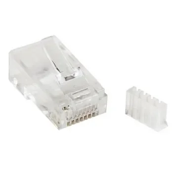 StarTech.com Male RJ45 Connector, Cable Mount, Cat6 Straight 1 Port 8 -Way - CRJ45C6SOL50 product image