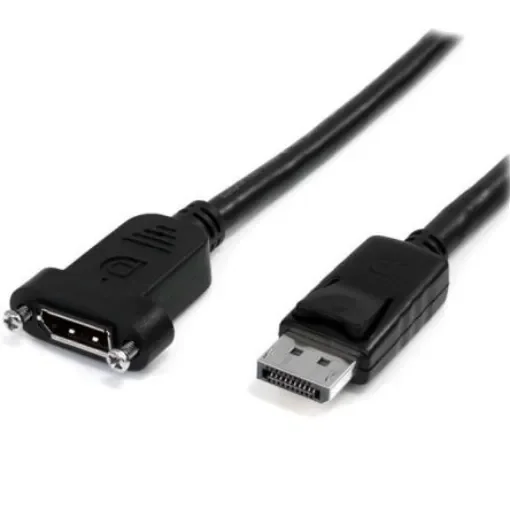 StarTech.com Male DisplayPort to Female DisplayPort, PVC Cable, 4K @ 60 Hz, 1m - DPPNLFM3PW product image