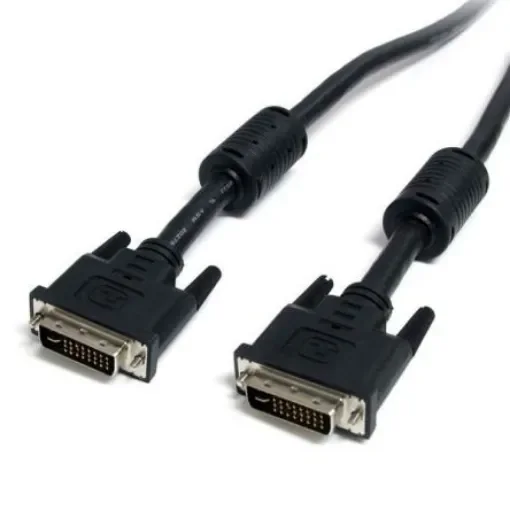 StarTech.com, Male DVI-I Dual Link to Male DVI-I Dual Link Cable, 6.1mBlack sheath - DVIIDMM20 product image